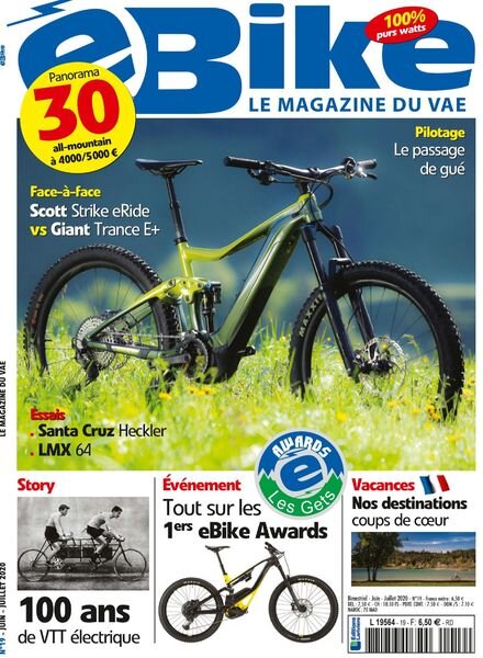 E Bike – Juin-Juillet 2020 Cover