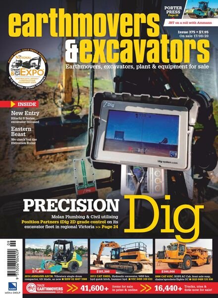 Earthmovers & Excavators – August 2020 Cover