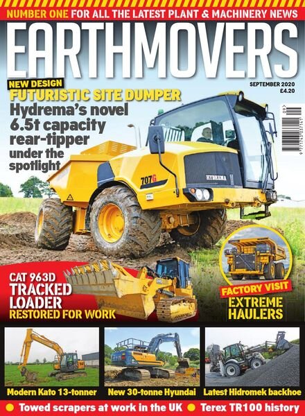 Earthmovers – September 2020 Cover