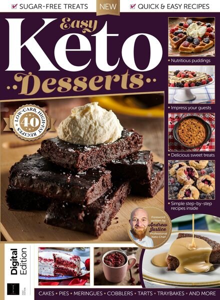 Easy Keto Desserts – 19 July 2020 Cover
