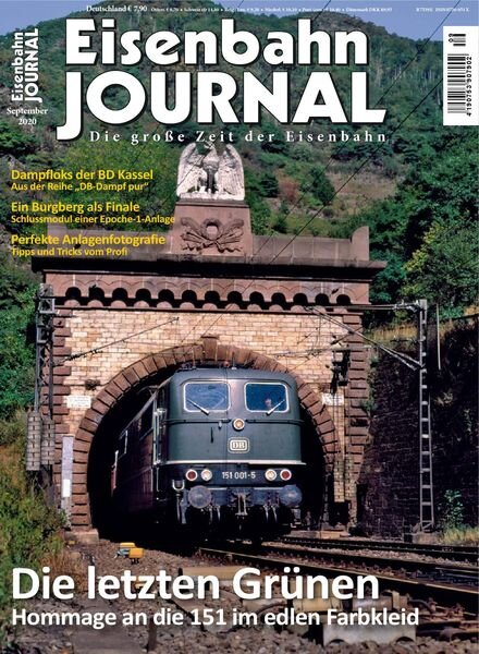 Eisenbahn Journal – September 2020 Cover