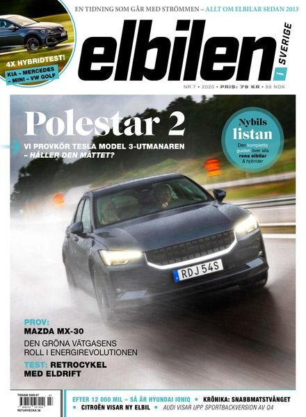 Elbilen – 21 juli 2020 Cover