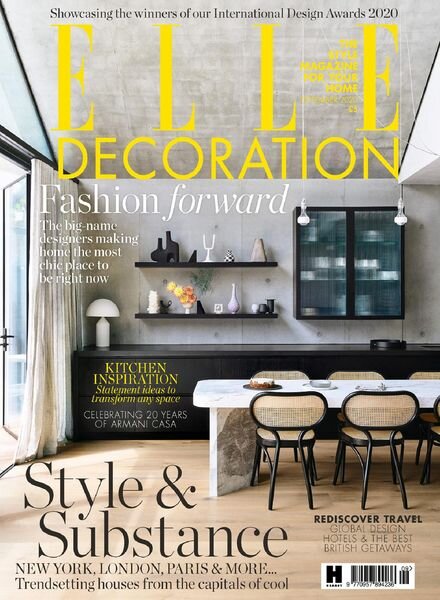 Elle Decoration UK – September 2020 Cover