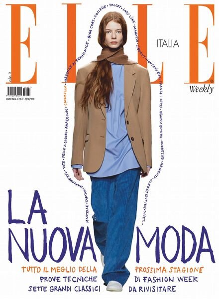 Elle Italia – 29 agosto 2020 Cover