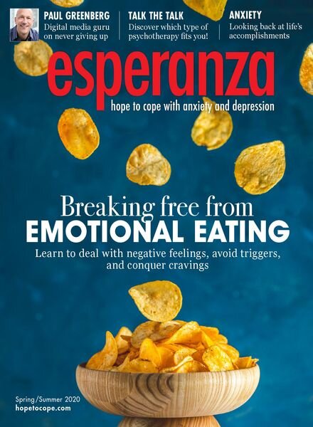 esperanza Magazine for Anxiety & Depression – August 2020 Cover