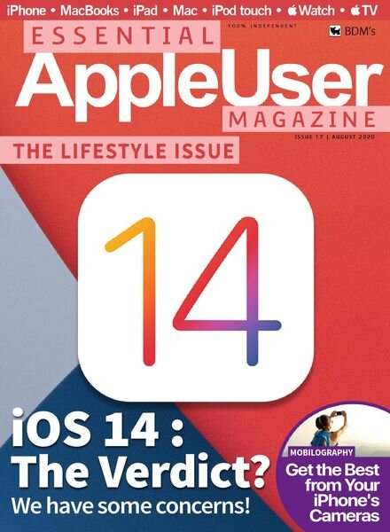 Essential AppleUser Magazine – August 2020 Cover