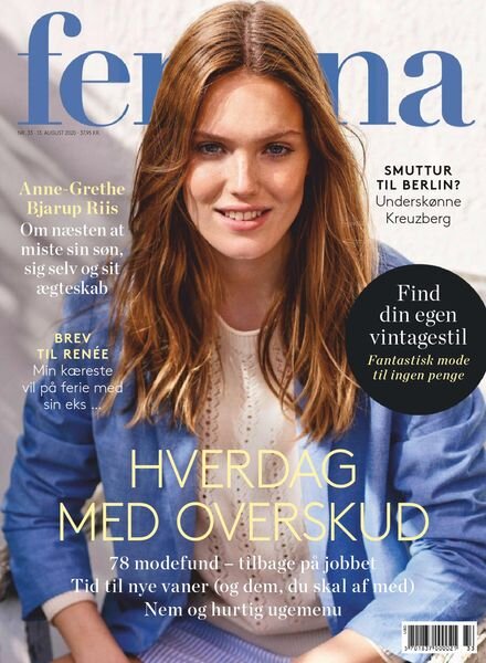 Femina Denmark – 13 August 2020 Cover