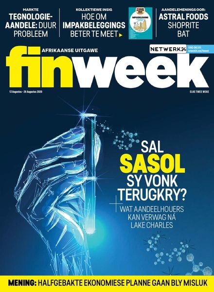 Finweek Afrikaans Edition – Augustus 13, 2020 Cover