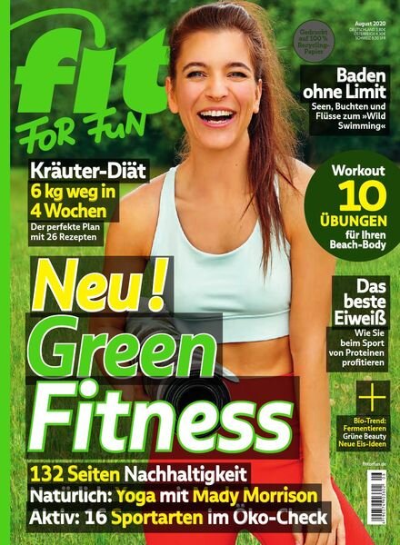 Fit for Fun – August 2020 Cover