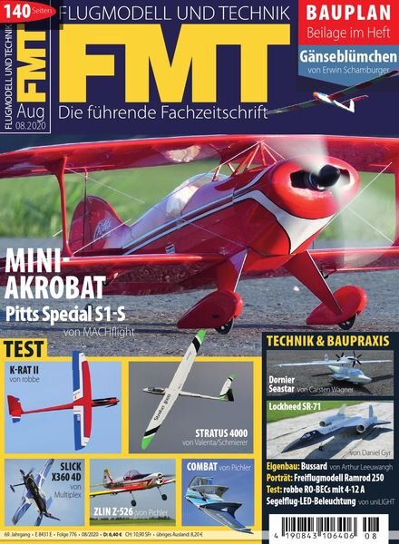 FMT Flugmodell und Technik – Juli 2020 Cover