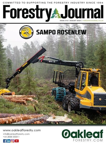 Forestry Journal – August 2020 Cover