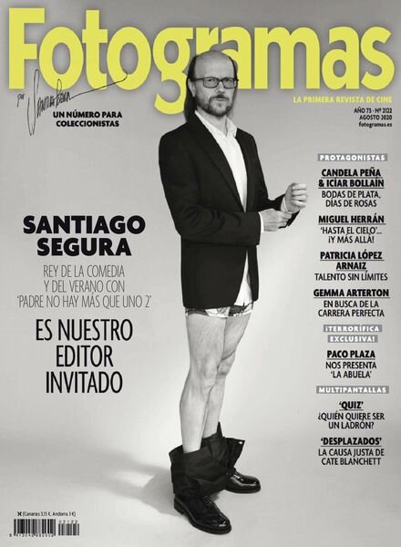 Fotogramas – agosto 2020 Cover