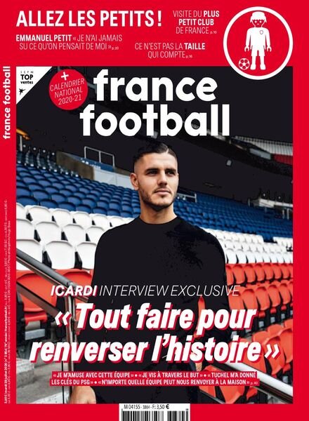 France Football – 28 Juillet 2020 Cover