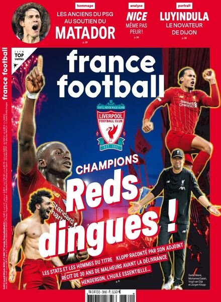France Football – 30 Juin 2020 Cover