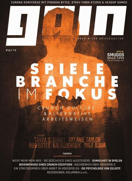 Gain Magazin – Nr.14 2020 Cover