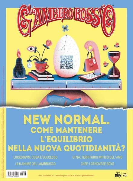 Gambero Rosso Italia – Agosto 2020 Cover