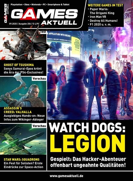 Games Aktuell – September 2020 Cover
