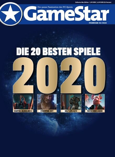 GameStar – Februar 2020 Cover