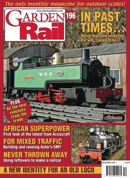 Garden Rail – December 2010 Cover