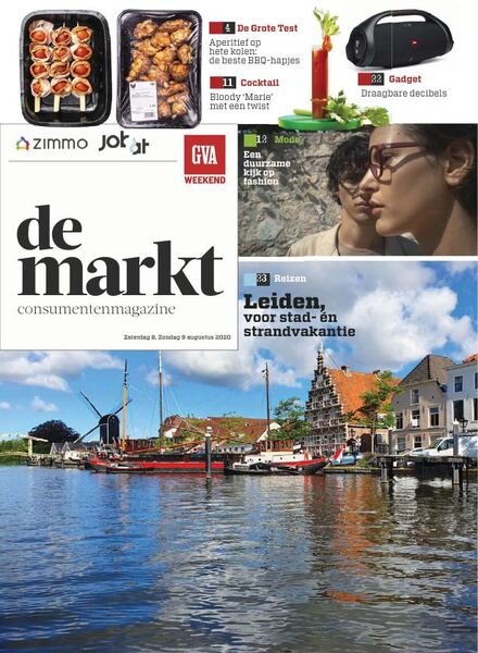 Gazet van Antwerpen De Markt – 08 augustus 2020 Cover