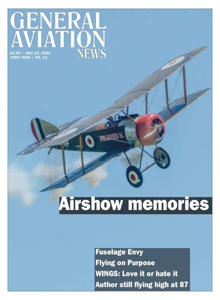 General Aviation News – July 23 2020 Cover