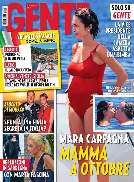Gente Italia – 25 luglio 2020 Cover