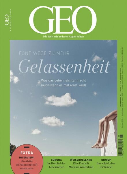 Geo Germany – August 2020 Cover