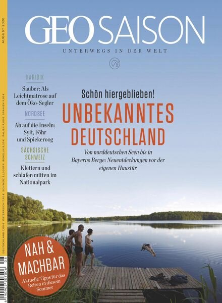Geo Saison – August 2020 Cover