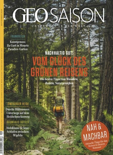Geo Saison – September 2020 Cover