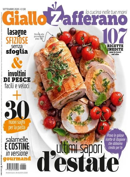 Giallo Zafferano – Settembre 2020 Cover