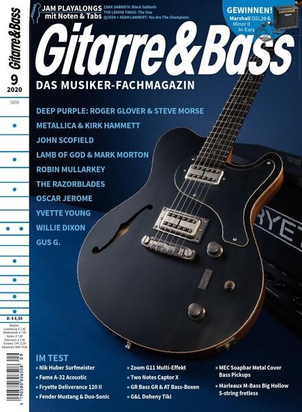 Gitarre & Bass – August 2020 Cover