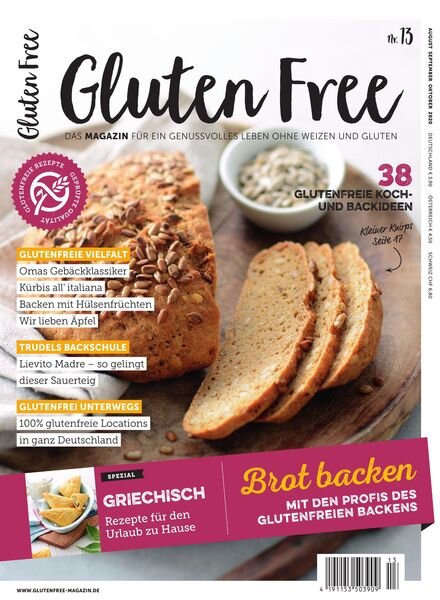 Gluten Free – August 2020 Cover