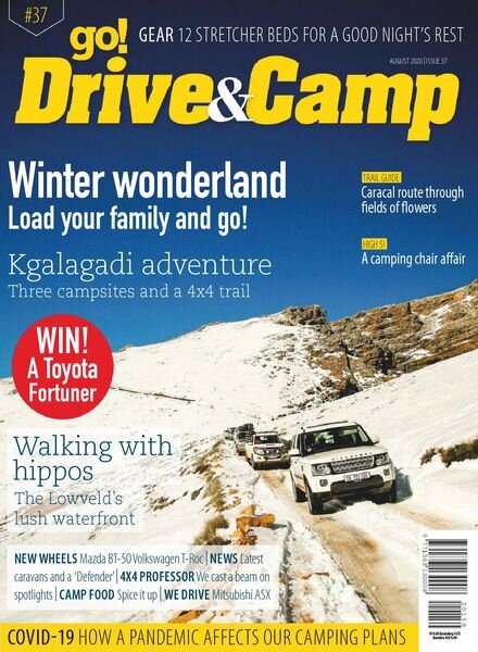 Go! Drive & Camp – August 2020 Cover