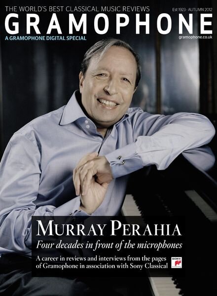 Gramophone – Murray Perahia Special Cover