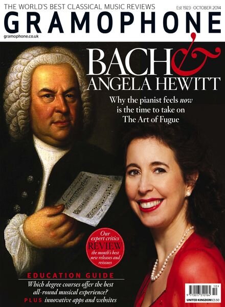 Gramophone – October 2014 Cover