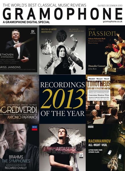 Gramophone – Recordings of the Year 2013 Cover