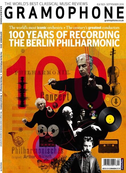 Gramophone – September 2013 Cover
