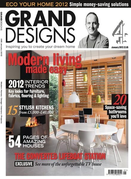 Grand Designs UK – January 2012 Cover