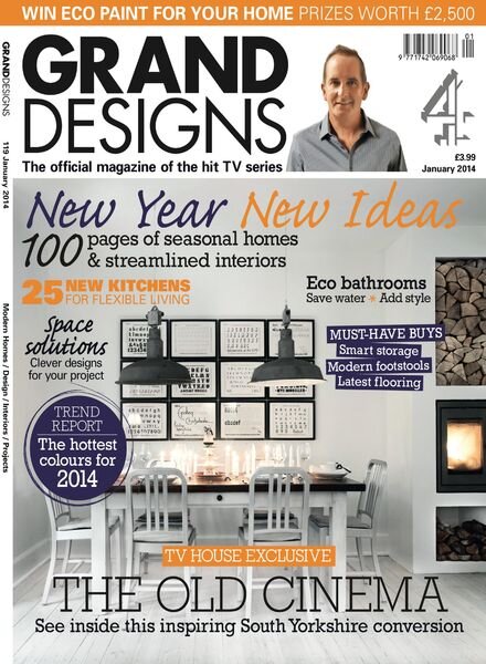 Grand Designs UK – January 2014 Cover