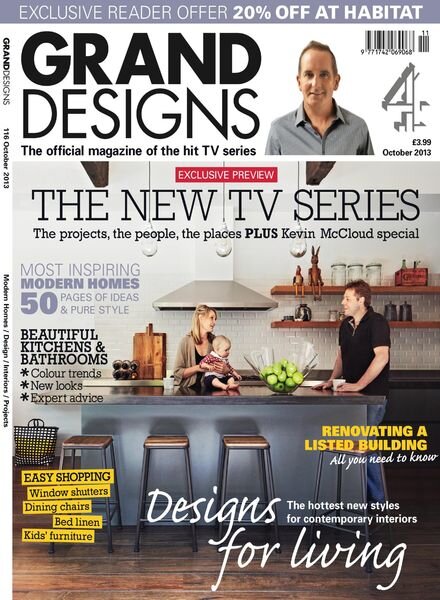 Grand Designs UK – October 2013 Cover