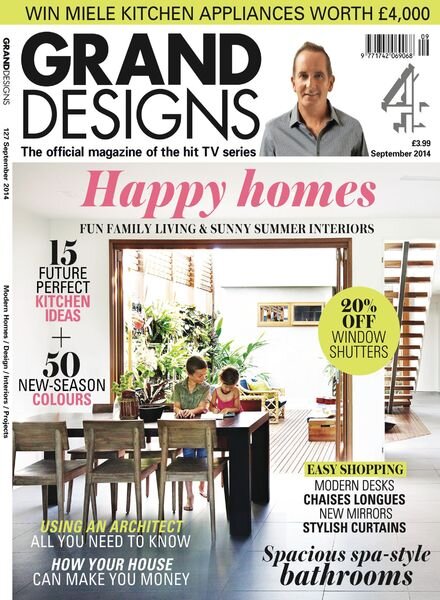 Grand Designs UK – September 2014 Cover