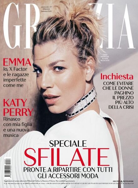 Grazia Italia – 27 Agosto 2020 Cover