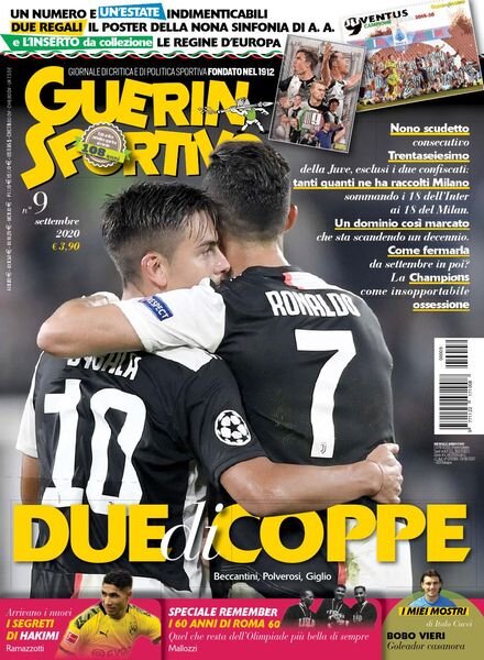 Guerin Sportivo – Settembre 2020 Cover