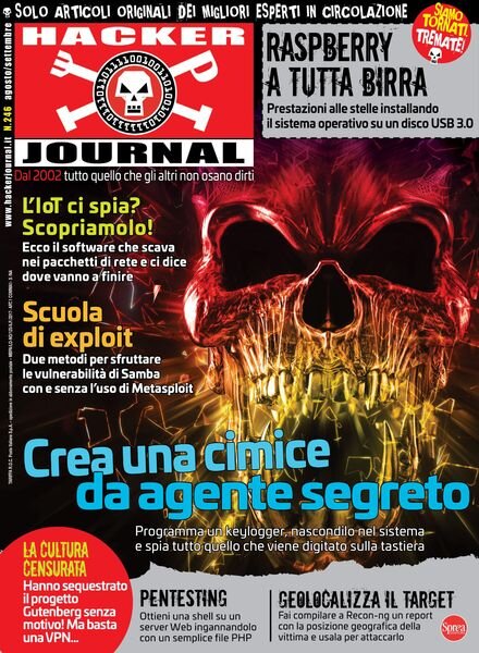 Hacker Journal – Agosto-Settembre 2020 Cover