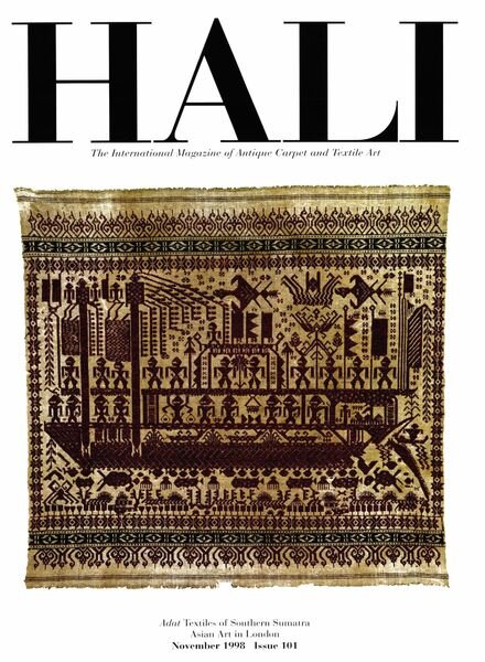 HALI – November 1998 Cover
