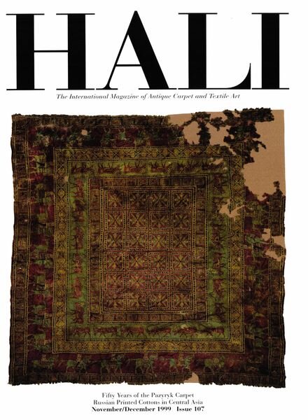 HALI – November-December 1999 Cover