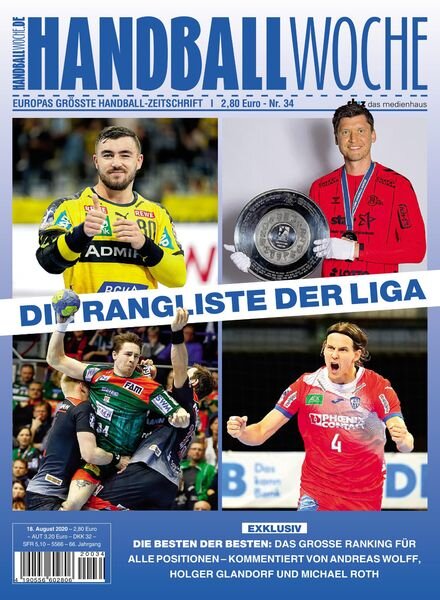 Handballwoche – 18 August 2020 Cover