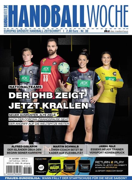 HANDBALLWOCHE – 21 Juli 2020 Cover