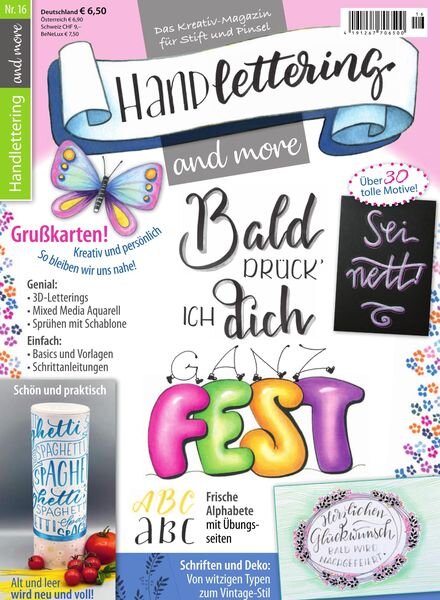 Handlettering and more – Nr.16 2020 Cover