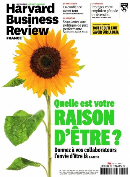 Harvard Business Review France – Aout-Septembre 2020 Cover